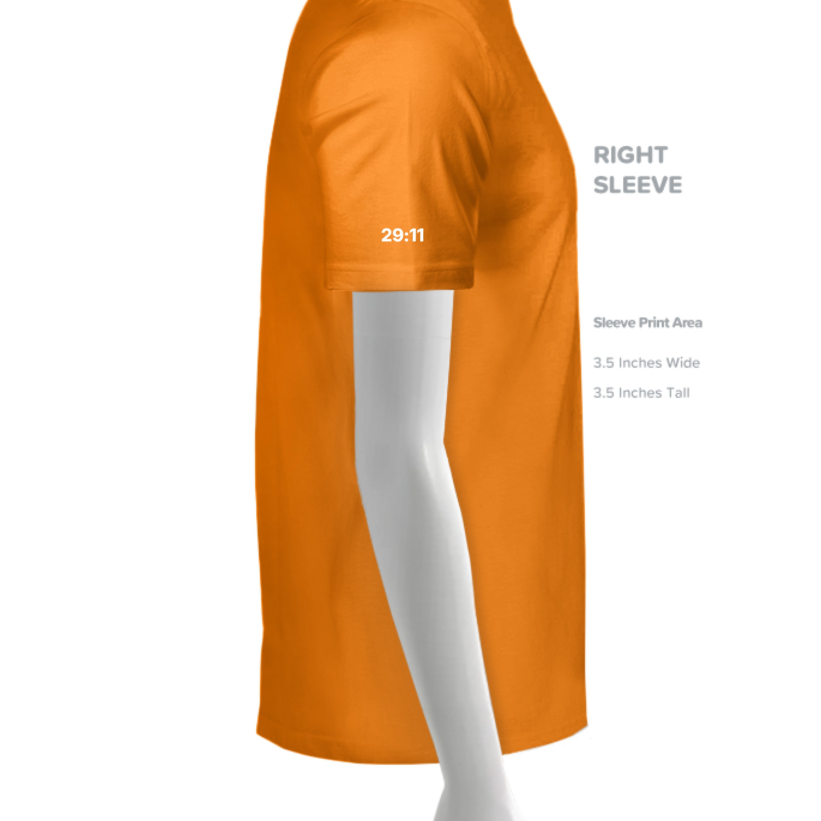 SAFETY ORANGE - SLEEVE_RIGHT