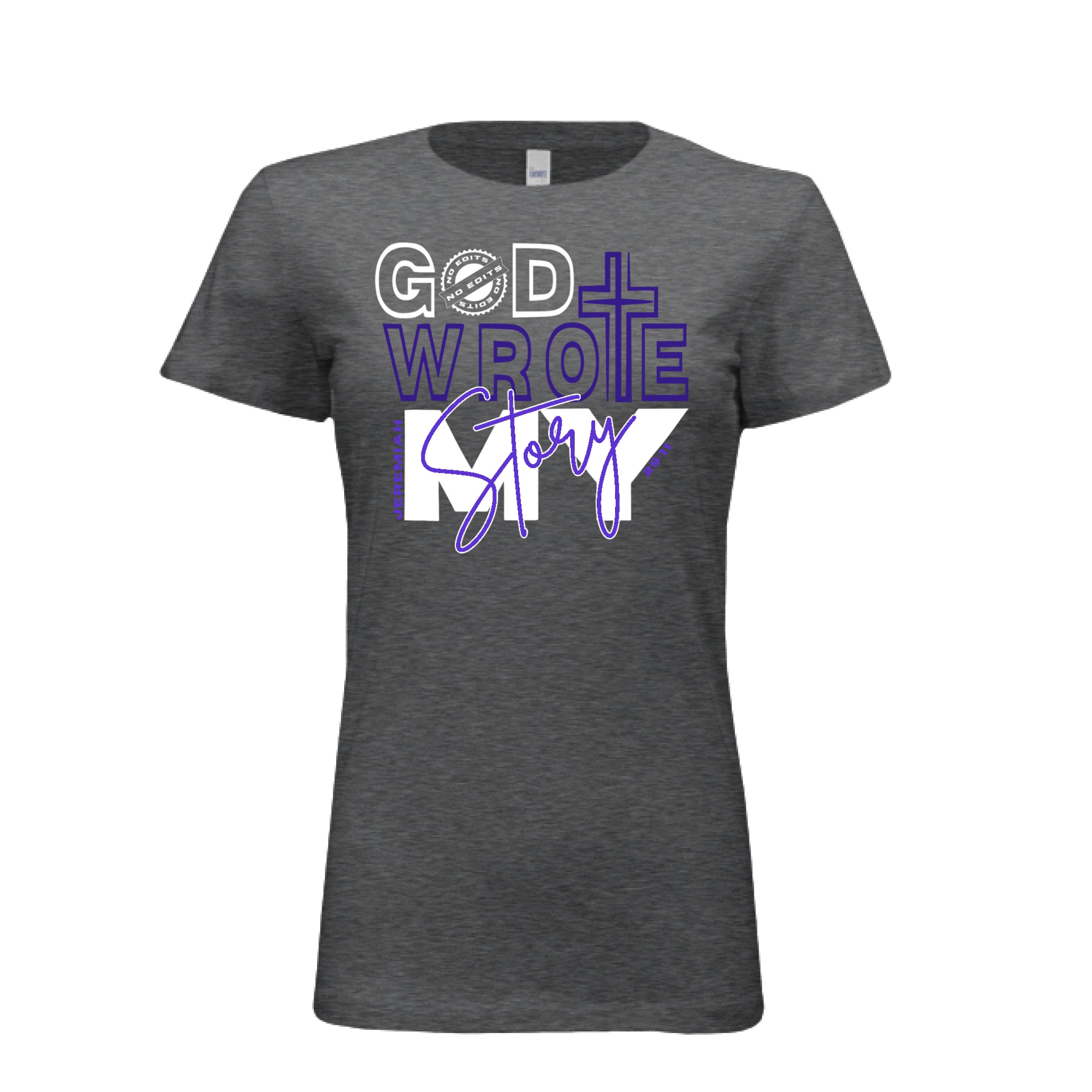 DRK GREY HEATHER - FRONT